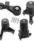 Heavy Duty Engine And Transmission Mount Kit For 2012 2017 Toyota Camry with four rubber isolators and bolts.