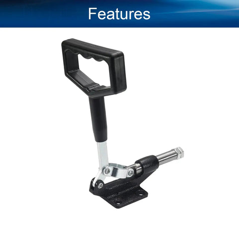 Heavy Duty Push Pull Toggle Clamp delivers killer 850 lbs holding capacity with a big black square handle and smooth 44mm stroke.