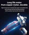 75Mm Six Speed Electric Angle Grinder With Pure Copper Motor and Thermal Cut Off close-up of the copper motor components