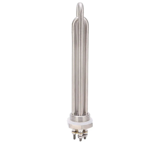 Check Out This Heavy Duty 36V Immersion Water Heater Sporting A Tough Stainless Steel Shell And Essential 1 Inch NPT Thread Setup with a rugged stainless steel body.