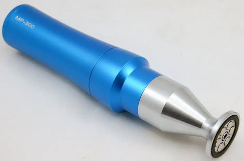 Heavy Duty Portable Ultrasonic Hardness Tester Featuring A Motorized Point Eight Kilogram Force Probe on white background.