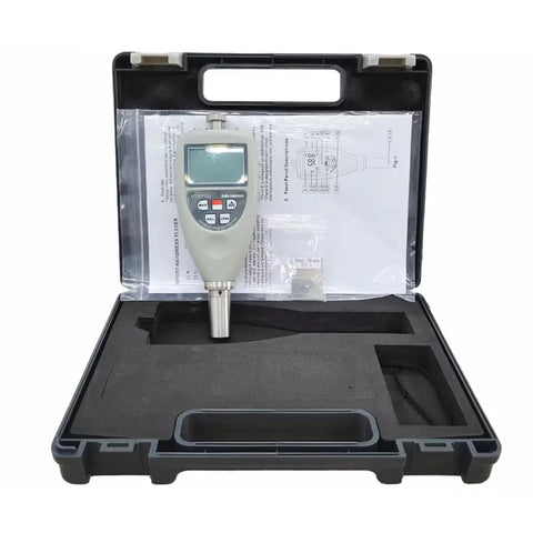 Badass Portable Digital Shore Hardness Tester And Rock Solid Handheld Durometer Gauge With Usb Software For Rapid Rubber And Plastic Testing Sessions Daily Bench Work in carrying case.