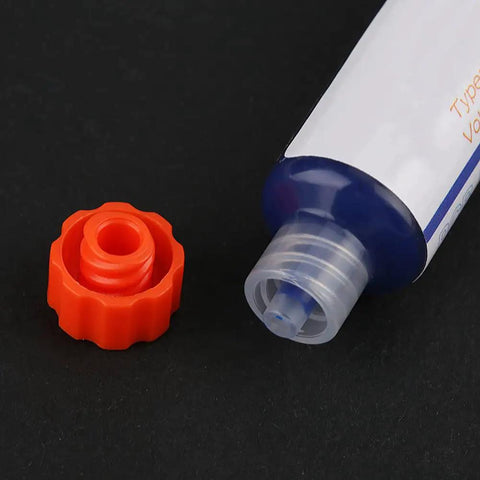 Open tube of No Mess No Fuss No Clean Solder Flux Liquid Paste For PCB And BGA Repair Insulating Protective Coating
