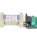 RS232 To RS485 Converter Adapter Dead Simple Serial Bridge For Industrial Automation with connectors and label