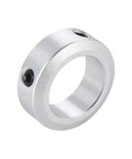 Aluminum Alloy Stop Collar Shaft Locator Ring With Screws Grabs Soft Shafts And Low Axial Loads Anodized Surface Stops Wear 13 22 Millimeter Good Mounting Saves Time On Fixes For Real Cool Work Zero Slop Lets Build Systems Safe As Houses, silver shaft collar with set screws
