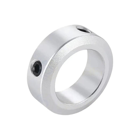Aluminum Alloy Stop Collar Shaft Locator Ring With Screws Grabs Soft Shafts And Low Axial Loads Anodized Surface Stops Wear 13 22 Millimeter Good Mounting Saves Time On Fixes For Real Cool Work Zero Slop Lets Build Systems Safe As Houses, silver shaft collar with set screws