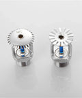Heavy Duty Fire Sprinkler Heads 5 Pack High Temp 141 Degree Dn15 Half Inch Thread Upright Spray Nozzle close-up view of two nozzles.