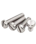 Badass M2 Slotted Cheese Head Screw Caps With Rust Resistant Stainless Body 20mm Length For Garage Tinkers And Pro Crews 304 Steel Fastener Collection 2000 Piece Bulk Pack Tight Grip, showing multiple screws.