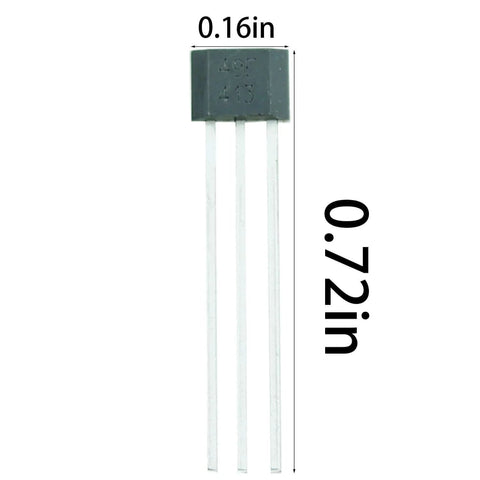 Premium Linear Hall Effect Sensor Pack 49E OH49E SS49E S49E Three Pin Element For Current Sensing Motor Control And Position Sensing