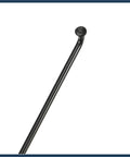 Close-up of black steel spoke from 40Pcs 14G Bicycle Steel Spokes 292mm Length With Nipples Wheel Spoke Kit For Most Bikes Replacement