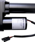 Heavy Duty Linear Actuator Net Wrap Replacement For Case Ih New Holland Baler Parts 9843435, 12V motor and black casing.