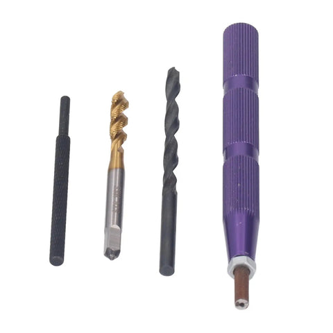 54 Piece Metric Thread Repair Kit With 304 Stainless Steel Inserts shown with taps and drills for durable repairs