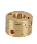 Heavy Duty 16mm Oldham Coupling For T8 Z Axis Screw Reduces Vibrations On Hot Bed With Precision CNC Machined Flexible Shaft To Boost Quiet Smooth 3D Printing Performance Like A Boss brass coupling