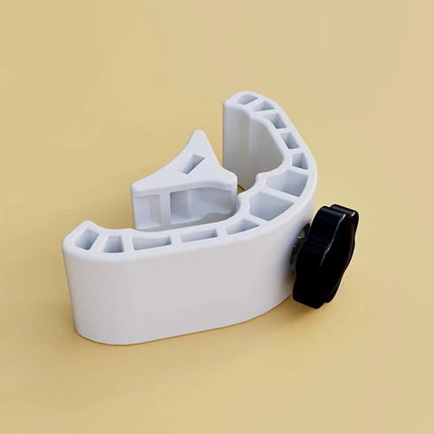Babyproof Crib Corner Lock Kit For Sturdy Side Rails And Infant Bed Barrier Clasp on beige background