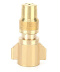 Copper Misting Spray Nozzle With Adjustable Spray Patterns For Greenhouse Cooling Pro Grade Water Sprayer Delivers Fine Atomization G One Quarter Thread Built To Last For Crops Gardens And Outdoor Grow Ops