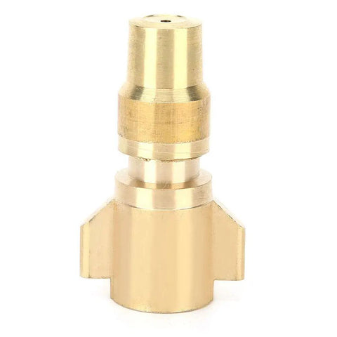 Copper Misting Spray Nozzle With Adjustable Spray Patterns For Greenhouse Cooling Pro Grade Water Sprayer Delivers Fine Atomization G One Quarter Thread Built To Last For Crops Gardens And Outdoor Grow Ops