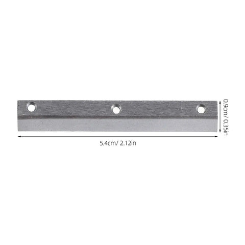 Two Pack Measuring Sliding Vernier Scale 54mm Auxiliary Scale For Calipers Repairs And Machining close-up front view