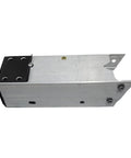 One Piece Left Front Lower Bumper Rail Extension Bracket Fits Tesla Model 3 2017 Through 2021 steel component side view.