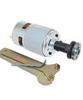 High Torque DC Gear Motor 12V 24V With Double Ball Bearings And M10 Saw Blade Connecting Rod For DIY Mini Saw Projects