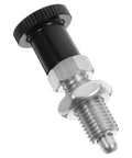 Slick Reset Spring Plunger With Steel Indexing Knob And Fine Thread Cut For Automotive Factories And Precision Gear Tuning, metal design.