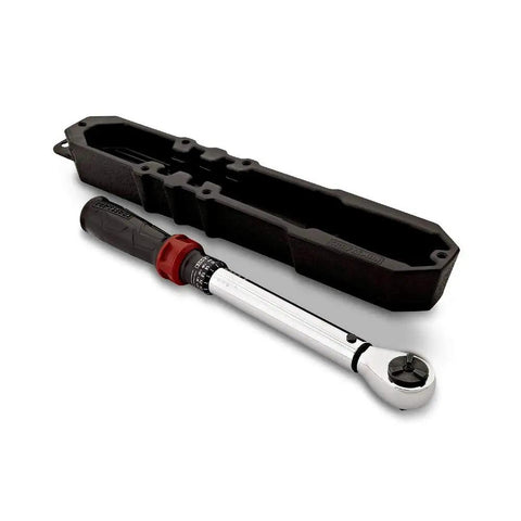 Three-Eighths Inch Drive Microtork Torque Wrench, 25 To 250 Inch-Pounds Range with case, twist lock ring, black finish