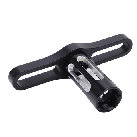 17mm Hex Nut Sleeve Wrench T Handle Aluminum Tool for 1/10 and 1/8 RC Cars Durable Corrosion Resistant Wheel Nut Removal Tool