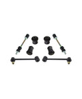 All In One 18 Piece Steering And Suspension Kit parts for Suburban 2500 and H2, showcasing sway bar links and bushings.