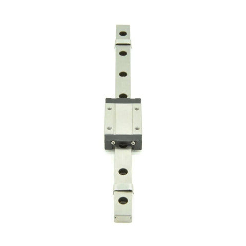 High Precision MGN12 Linear Guide Rail Kit With 200mm H Block Support For Smooth CNC Motion And Low Friction Sliding Action On DIY Projects, front view