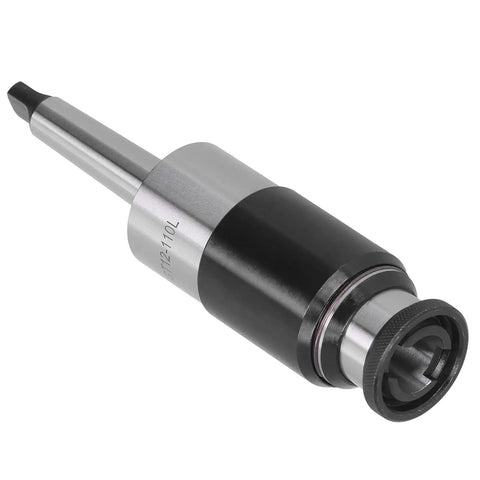 MT2 Morse Taper Shank GT12 110L Collet Chuck Holder with Overload Telescopic Buffer for CNC Lathe Milling Drilling Machines
