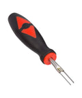 Flat Twin Blade Automotive Terminal Tool 1.55mm X 20.00mm For Safe Wire Removal From Terminal Blocks, Non Magnetic, Comfortable Grip