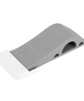 Door Stopper Wedge Set Four Pack Soft TPR Rubber Stoppers showing a gray and white non-slip design for home or office use