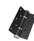 Soft Closing Door Hinge With Automatic 90 Degree Positioning Hydraulic Closer 5 Inch Adjustable Hardware 2 Pack Gray Groove Type