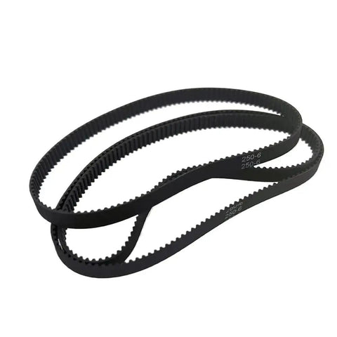 6Mm Wide Closed Loop Timing Belt 2Gt Pitch 222 To 250 Mm Sizes for 3D Printers and CNC Machines