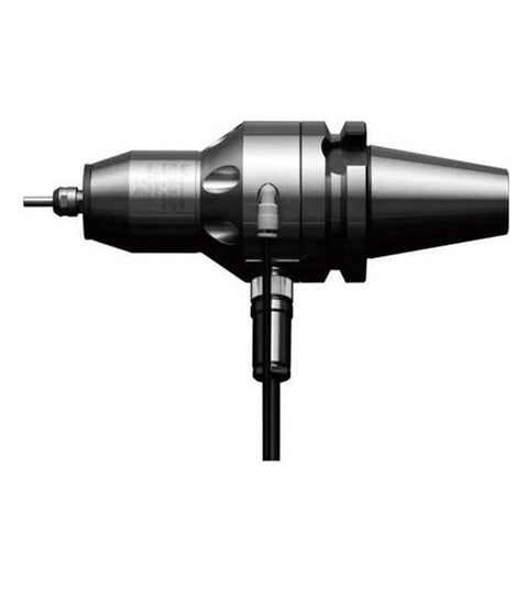 Heavy Duty Cnc Speed Increasing Powerhead With Quick Change Tool Holder And Silent Water Cooled Motor side view showcasing durable design.