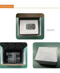 Heavy Duty CCS1 to CCS2 EV Charger Adapter DC Fast Charging Connector rated at 1000V and 250A in packaging with instructions.