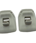 Sun Visor Clip For Ford Focus 2000 2001 2002 2003 2004 Gray 2 Pack Retainer Clip YS4Z5404132AAA Easy Install Replacement