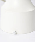 Base detail of Three Light Outdoor Post Lantern With Clear Beveled Glass Panels In White Finish 21 Inch Tall Traditional Post Mount