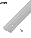 400mm Heavy Duty Aluminum T Track for Woodworking That Fits T Screws and Clamps, smooth miter bar movement, precise wood alignment