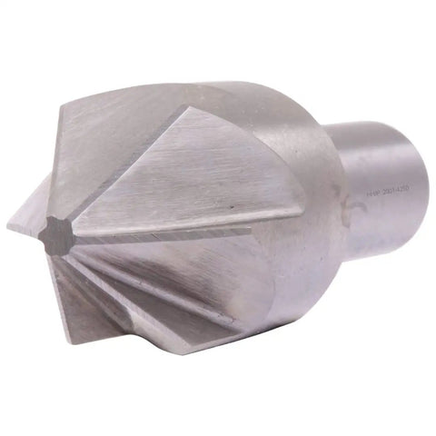 Heavy Duty 1.25 Inch 82 Degree 6 Flute HSS Countersink Bit with sharp flutes for precise screw seating in metal and wood.