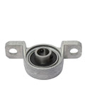 Durable Zinc Alloy Ball Bearing Pillow Block Set With Shielded, Low-Noise Operation, front view of single bearing unit.
