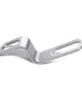Stainless Steel Motorcycle Exhaust Pipe Mounting Bracket for Secure Install And Enhanced Stability; side view of heavy duty hanger.
