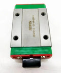 Front view of Compact MGN12H Linear Block Carriage with Guide Rail for CNC machines, featuring four-point contact and light weight