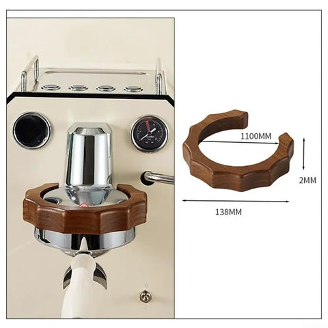 Solid Wood Anti Scald Guard For GemiLai 3145 Brew Head And 3006 Steam Knob, easy install kitchen accessory measurements