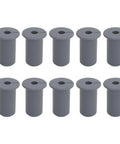 Top Rated 10 Pack Silicone Cable Feed Through Bushings Wall Grommet Kit For Series Wire Antenna Guard Indoor Protection Gray Perfect Snug Fit To Keep Your Gear Safe From Damage, gray silicone bushings
