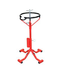 Red Tire Changing Stand For Motorcycles And ATVs Beefy Heavy Duty Stable Work Stand To Swap Tires Fast Keep Tools Within Reach
