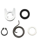 Super Tough Door Knob Repair Spring Kit With Rust Resistant Stainless Steel Internal Lever Latch Springs Perfect For Doors Chairs Hammocks And Gardens Featuring Easy Install Hook Design To Stop Stretching While Keeping Your Sliding Doors And Furniture., 28mm stainless steel spring kit with clips and rings