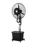 Heavy Duty Industrial Spray Fan With Water Mist Cooling, Adjustable Commercial Floor Blower, 650Cm Height Lift, 42L Water Tank