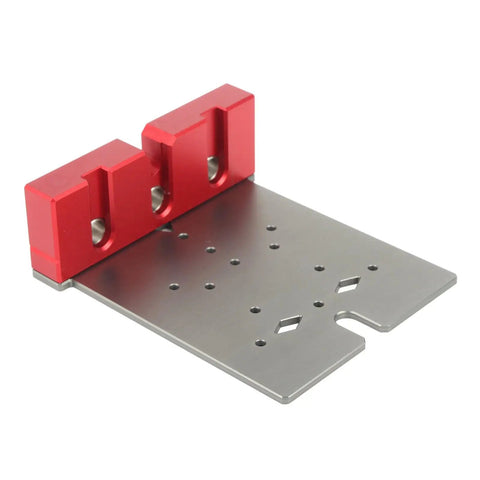 Rock Solid Woodworking Hole Saw Kit Set With Stainless Steel Drill Bits And Aluminum Alloy Body Designed For Cabinet Wardrobe Hinge Installation on gray base