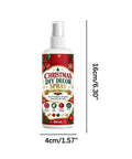 Christmas DIY Decor Spray Paint, Black Holiday Craft Mist for Ornaments in a 100ml spray bottle, ideal for festive crafts.