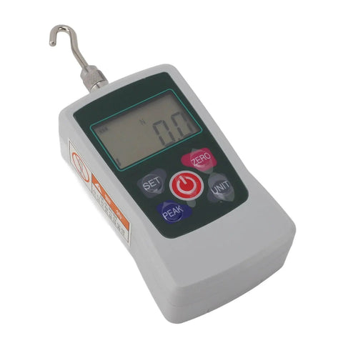 Mini Digital Force Tester 100N Push Pull Gauge With Built In Sensor, compact digital tester with hook and display